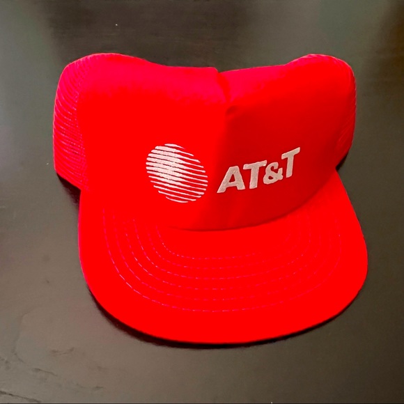 TransPro Products | Accessories | Vintage Att Truckers Snapback Red Cap ...